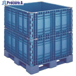 RISU 樹脂製 378725 パレットボックスBJ-S・1211x1152段上一面扉11ブルー BJ-S1211X115-US11 1台 ■▼152-4974 【送料都度見積】※車上渡し