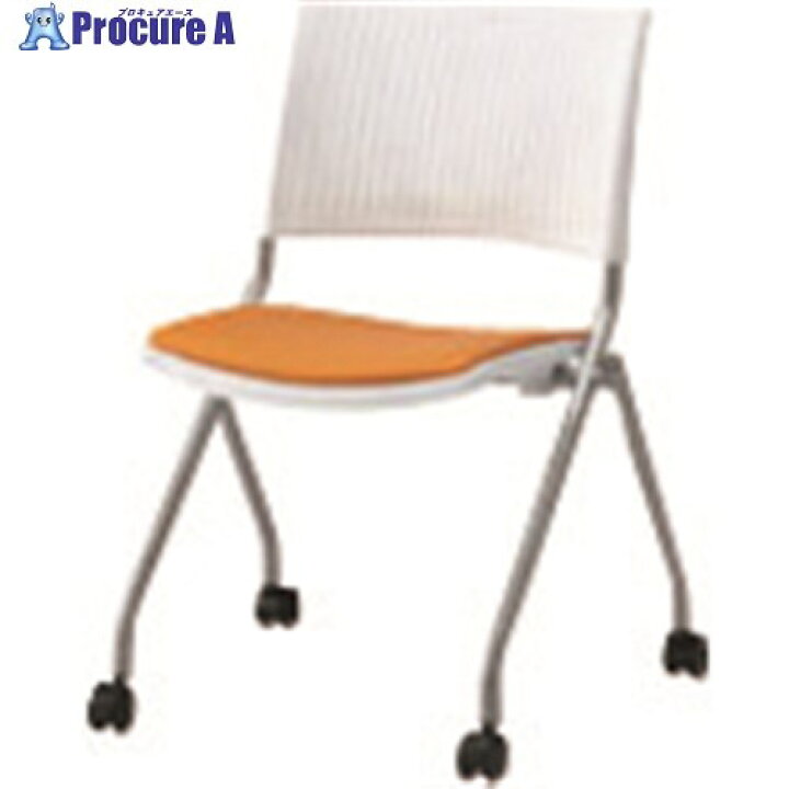 楽天市場】JTX 380544)会議イス FJC-K6L OR オレンジ 肘無 FJC-K6L OR 