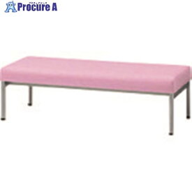 PLUS 65289)LS-100 ロビーベンチ(背なし) LS-102 PK LS-102 PK 1台 ■▼211-6523 【送料都度見積】