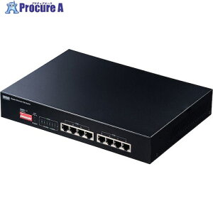 SANWA `EMKrbgΉPoEXCb`Onu(8|[g) LAN-GIGAPOE81 1 246-1678 lls