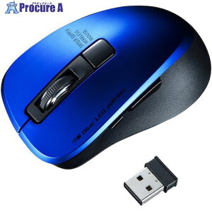 SANWA �É����C�����X�u���[LED�}�E�X(5�{�^���E�u���[) MA-WBL153BL 1�� ����246-2327 ���l��l����s��