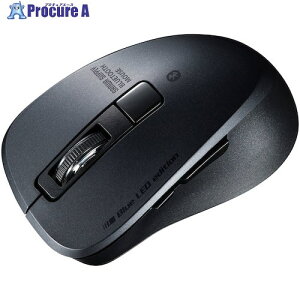 SANWA �É�Bluetooth 5.0 �u���[LED�}�E�X(5�{�^���E�u���b�N) MA-BTBL155BK 1�� ����246-2356 ���l��l����s��