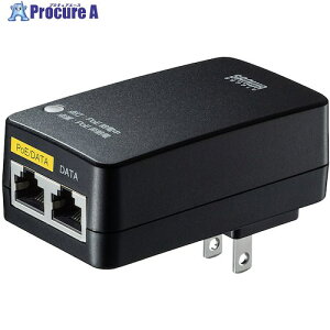 SANWA PoE�C���W�F�N�^�[( �A�_�v�^�^) LAN-GIHINJ4 1�� ����246-3060 ���l��l����s��