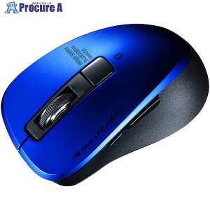 SANWA �É�Bluetooth 5.0 �u���[LED�}�E�X(5�{�^���E�u���[) MA-BTBL155BL 1�� ����246-5109 ���l��l����s��