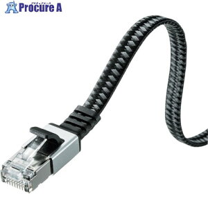 SANWA �J�e�S��6A���b�V���t���b�gLAN�P�[�u�� KB-FL6AME-15BK 1�{ ����422-0663 ���l��l����s��