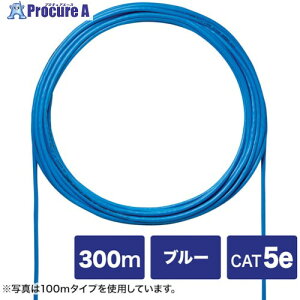 SANWA �J�e�S��5eUTP�P���P�[�u���̂�300m KB-C5L-CB300BLN 1�� ����422-3963 ���l��l����s��