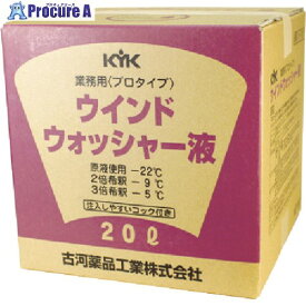 KYK プロタイプウォッシャー液20Lスタンダード 15-207 1個 ▼401-0418【代引決済不可】※車上渡し