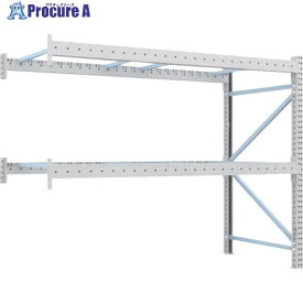 TRUSCO 重量パレットラック1トン2300×1100×H2000 2段 連結 1D-20B23-11-2B 1台 ■▼459-1381【代引決済不可】【送料都度見積】※車上渡し