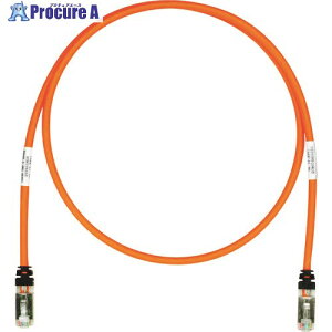 PANDUIT CAT6A/CAT6 �V�[���h�p�b�`�R�[�h 11m �I�����W SPT6X11MOR STP6X11MOR 10�{ ����128-0421 �y�����s�x���ρz