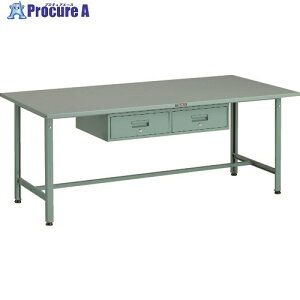 TRUSCO �y�׏d��Ƒ�(300kg)AE�^ 1800X900XH740 2����o���t �O���[���F SAE-1809FL2 1�� ����289-1506