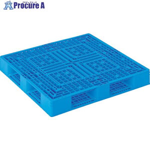 �T���R�[ �v���X�`�b�N�p���b�g(�Жʎl������) 814436 D4-1212-2 �ő哮�׏d1000kg ���C�g�u���[ SK-D4-1212-2-BL 1�� ����459-4045 �y�����s�x���ρz