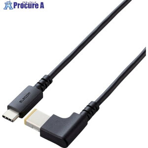 ELECOM �m�[�gPC�p�[�d�P�[�u�� USB Type-C DC�p�R�l�N�^ 60W 2.0m �u���b�N DC-PDL20BK 1�{ ����657-3733