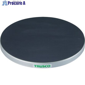 TRUSCO 回転台 100Kg型 Φ600 ゴムマット張り天板 TC60-10G 1台 ■▼330-4329【代引決済不可】