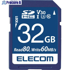 ELECOM f[^SDHCJ[h(UHS-I U3 V30) MF-FS032GU13V3R 1 333-6407