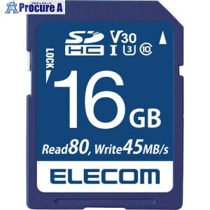 ELECOM f[^SDHCJ[h(UHS-I U3 V30) MF-FS016GU13V3R 1 333-6410