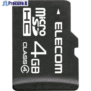 ELECOM microSDHCJ[h MF-MSD004GC4/H 1 333-6415