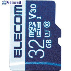 ELECOM f[^microSDHCJ[h UHS-I U3 V30 MF-MS032GU13V3R 1 333-6417