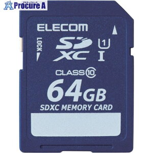 ELECOM f[^SDXCJ[h MF-FSD064GC10R 1 333-7912