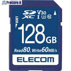 ELECOM f[^SDXCJ[h(UHS-I U3 V30) MF-FS128GU13V3R 1 333-7918