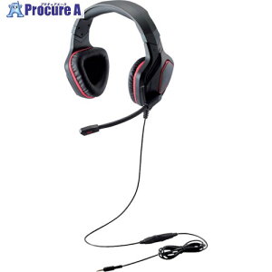 ELECOM �Q�[�~���O�w�b�h�Z�b�g �����I�[�o�[�w�b�h FPS���� 4��3.5mm 2.0m �u���b�N HS-G50BK 1�� ����422-7707