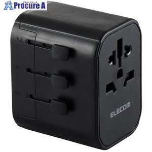 ELECOM COp}`ϊA_v^ A/BF/O/SE^Cv o15W USB-C×1 USB-A×2 T-HPAM-15A2CBK 1 679-6758