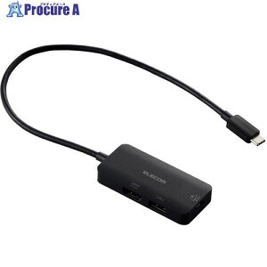 ELECOM Type-C�h�b�L���O�X�e�[�V���� USB-C×1 USB-A×1 HDMI×1 �u���b�N DST-C31BK 1�� ����693-5427