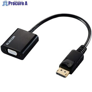 ELECOM ϊA_v^ DisplayPort-VGA ubN AD-DPVGABK2 1 693-5486yϕsz
