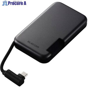 ELECOM Ot|[^uSSD USB3.2(Gen2) Type-C P[ǔ^ 500GB ubN ESD-EPB0500GBK 1 693-7063