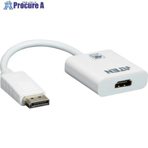 ATEN �r�f�I�ϊ��� DisplayPort to HDMI / 4K�Ή� / �A�N�e�B�u�^�C�v VC986 1�� ����115-3015 �y�����s�x���ρz