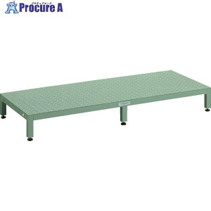 TRUSCO �����p�ȍ|�X�e�b�v 1500X600XH190�`220 UFSH-1560S 1�� ����467-3719 ���ԏ�n��