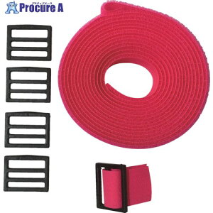 ユタカメイク マジックテープ 自由自在バンド 25mm×3m 赤 G-243 20個 ■▼113-2305【代引決済不可】【送料都度見積】