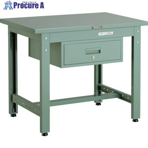 TRUSCO ���׏d��Ƒ�(800kg)GW�^ 1200X600XH740 1�i���o�t �O���[���F GWS-1260F1 1�� ����301-2131