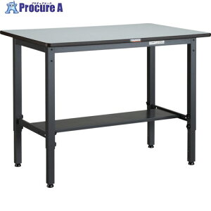 TRUSCO �y�׏d��Ƒ䍂�����ߎ�(250kg)AWM�^ 1200X600XH700�`910 ��{�^�C�v �_�[�N�O���[�F AWMR-1260 1�� ����301-5599