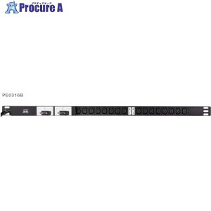 ATEN �x�[�V�b�NPDU/0U/200V/30A/IEC�^�C�v 16�|�[�g PE0316B 1�� ����367-0926 �y�����s�x���ρz