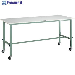 TRUSCO �y�׏d��Ƒ䍂�����ߎ�(80kg)AEM�^ 1800X750XH719�`1019 ��75�L���X�^�[�t �O���[���F AEM-1800C75 1�� ����285-0711