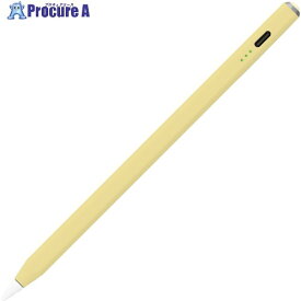 ナカバヤシ iPad専用充電式タッチペン ライトイエロー TPEN-001Y 1本 ▼593-9418【代引決済不可】