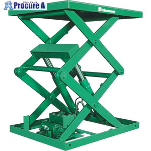 Bishamon �e�[�u�����t�g 3TON �ϓ��׏d3000kg �g��1650mm �e�[�u�����@1380×1200mm 2AX300KTB 1�� ����133-7812 �y�����s�x���ρz���ԏ�n��