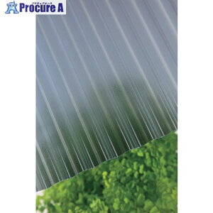 タキロン ポリカ波板熱線カット 32波 9尺 4550ブルースモークマット 235952 10枚 ■▼849-5615 【送料都度見積】※個人宅様送り不可