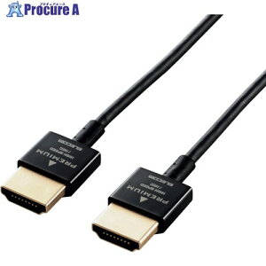 ELECOM HDMIP[u Premium X[p[X 1.5m ubN CAC-HDPSS15BK 1{ 255-9218yϕsz