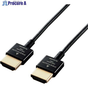 ELECOM HDMIP[u Premium X[p[X 1.0m ubN CAC-HDPSS10BK 1{ 256-0762yϕsz