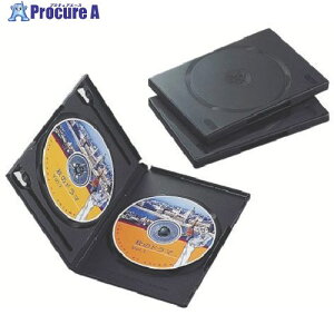 ELECOM DVDg[P[X 2[/3Zbg ubN CCD-DVD04BK 1 538-2327