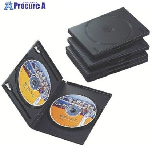 ELECOM DVDg[P[X 2[/5Zbg ubN CCD-DVD05BK 1 538-2343yϕsz