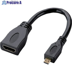 ELECOM HDMI�ϊ��P�[�u�� AF-D �u���b�N AD-HDAD2BK 1�� ����821-8572