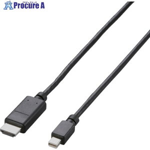 ELECOM Mini DisplayPort-HDMI�ϊ��P�[�u�� 1m �u���b�N AD-MDPHDMI10BK 1�{ ����821-8579�y������ϕs�z