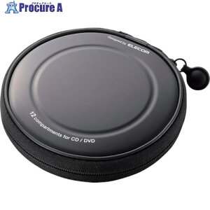 ELECOM CD DVDt@Xi[P[X Z~n[h 12[ ubN CCD-H12BK 1 828-2779yϕsz