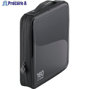 ELECOM CD DVDt@Xi[P[X Z~n[h 160[ ubN CCD-H160BK 1 828-2782yϕsz