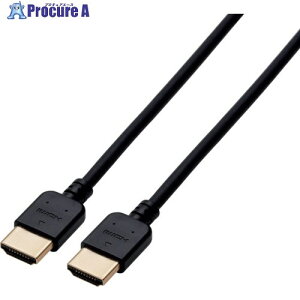 ELECOM HIGH SPEED HDMI�P�[�u��(���炩) 1.5m CAC-HD14EY15BK 1�� ����859-7621�y������ϕs�z