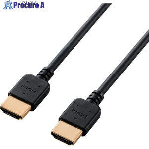 ELECOM HIGH SPEED HDMIP[u(炩) 2.0m DH-HD14EY20BK 1{ 121-9492yϕsz