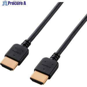 ELECOM HIGH SPEED HDMI�P�[�u��(���炩) 1.5m DH-HD14EY15BK 1�{ ����122-1009�y������ϕs�z