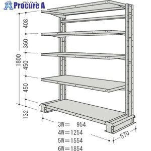 NF X`[yʃ{gXI L`bNP1A Ԍ954×s570×1800mm Ki5i CR63S-S5B 1 135-2340 ysxρz